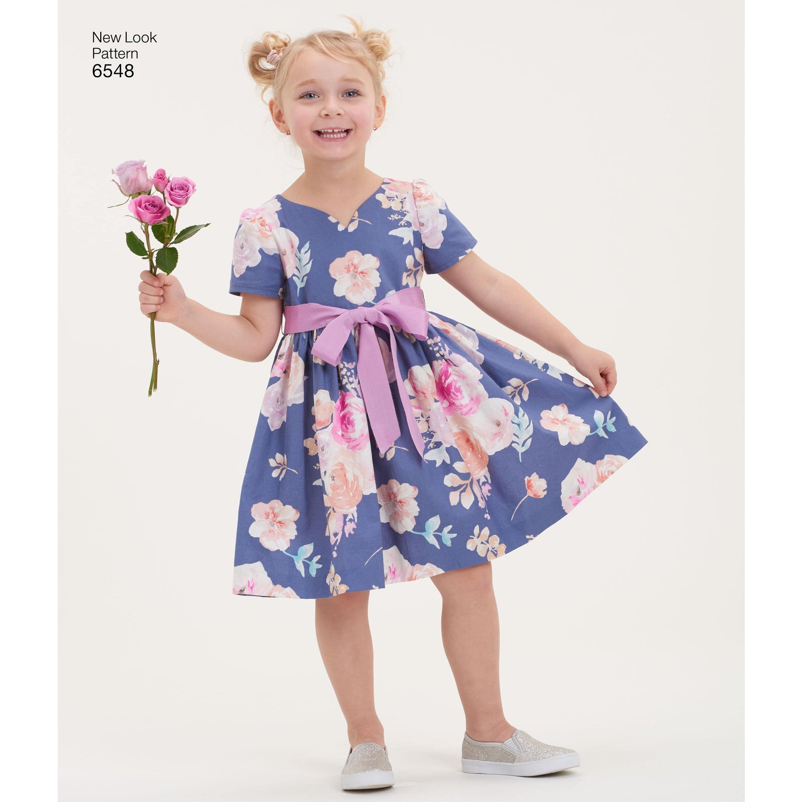 6548 New Look Pattern 6548 Child's Party Dress