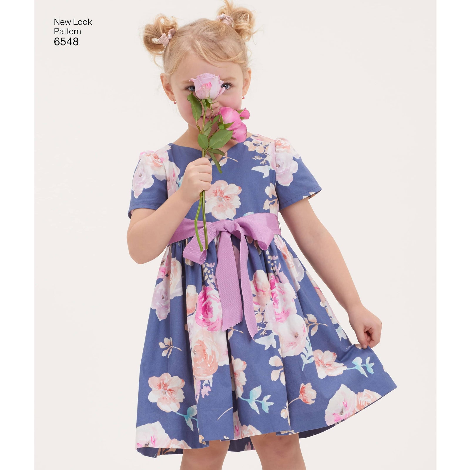6548 New Look Pattern 6548 Child's Party Dress
