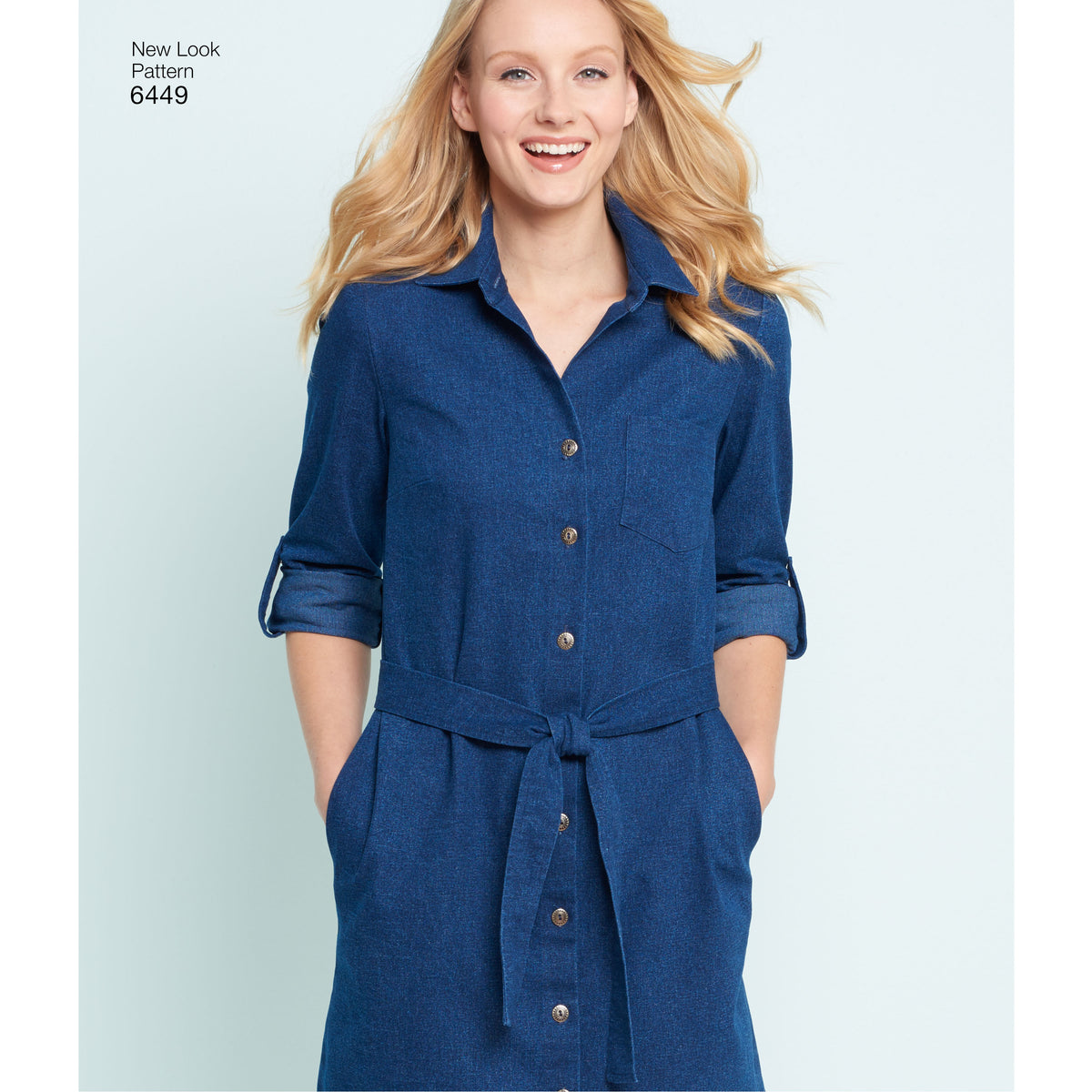 6449 Misses&#39; Easy Shirt Dress and Knit Dress