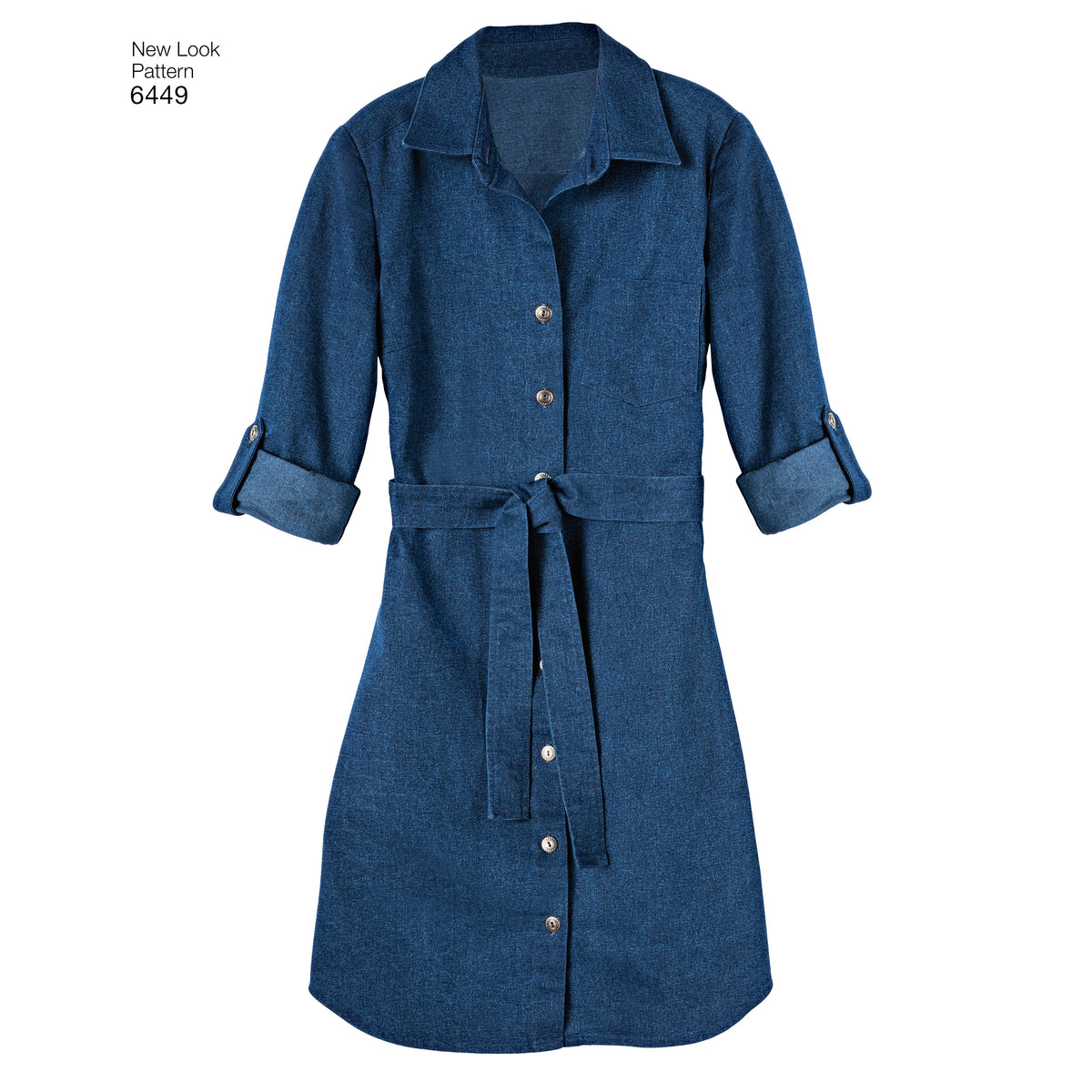 6449 Misses&#39; Easy Shirt Dress and Knit Dress