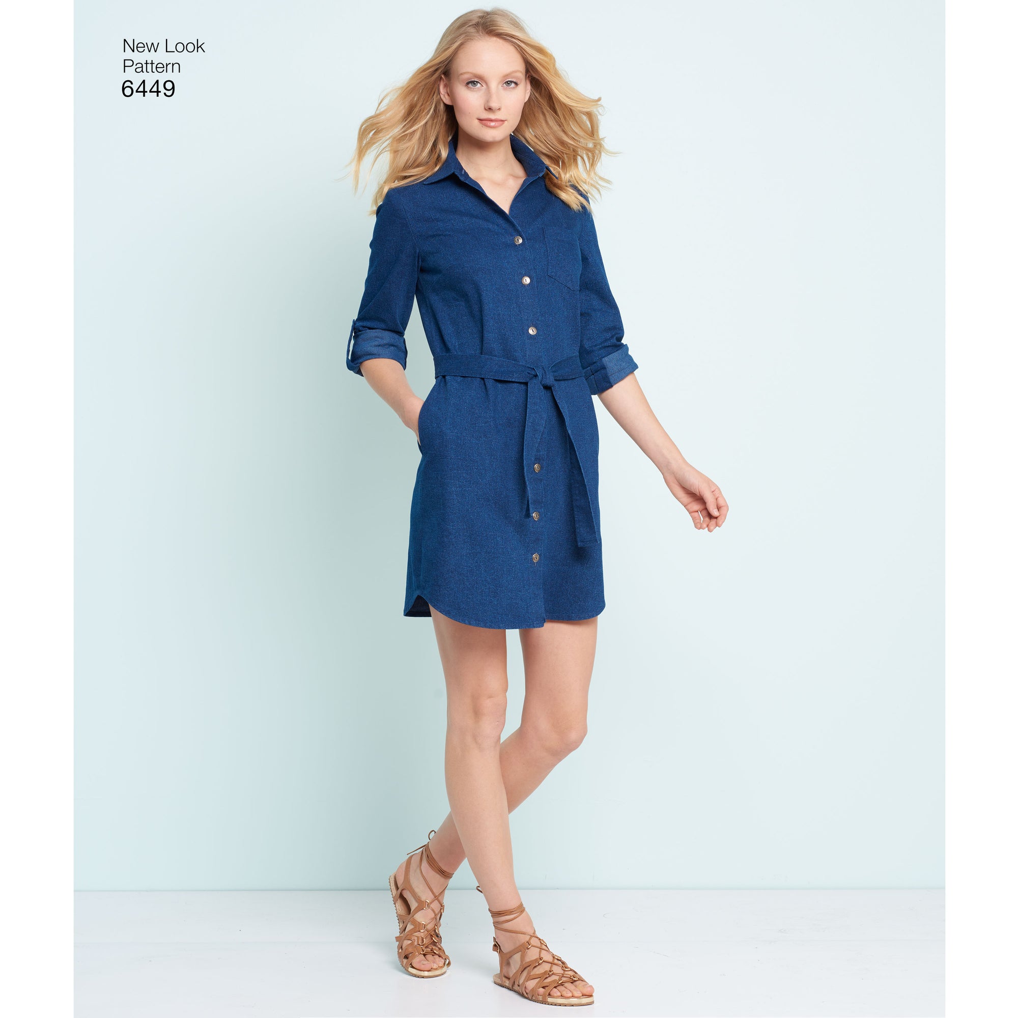 6449 Misses' Easy Shirt Dress and Knit Dress