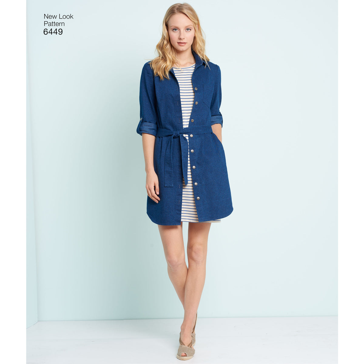 6449 Misses&#39; Easy Shirt Dress and Knit Dress