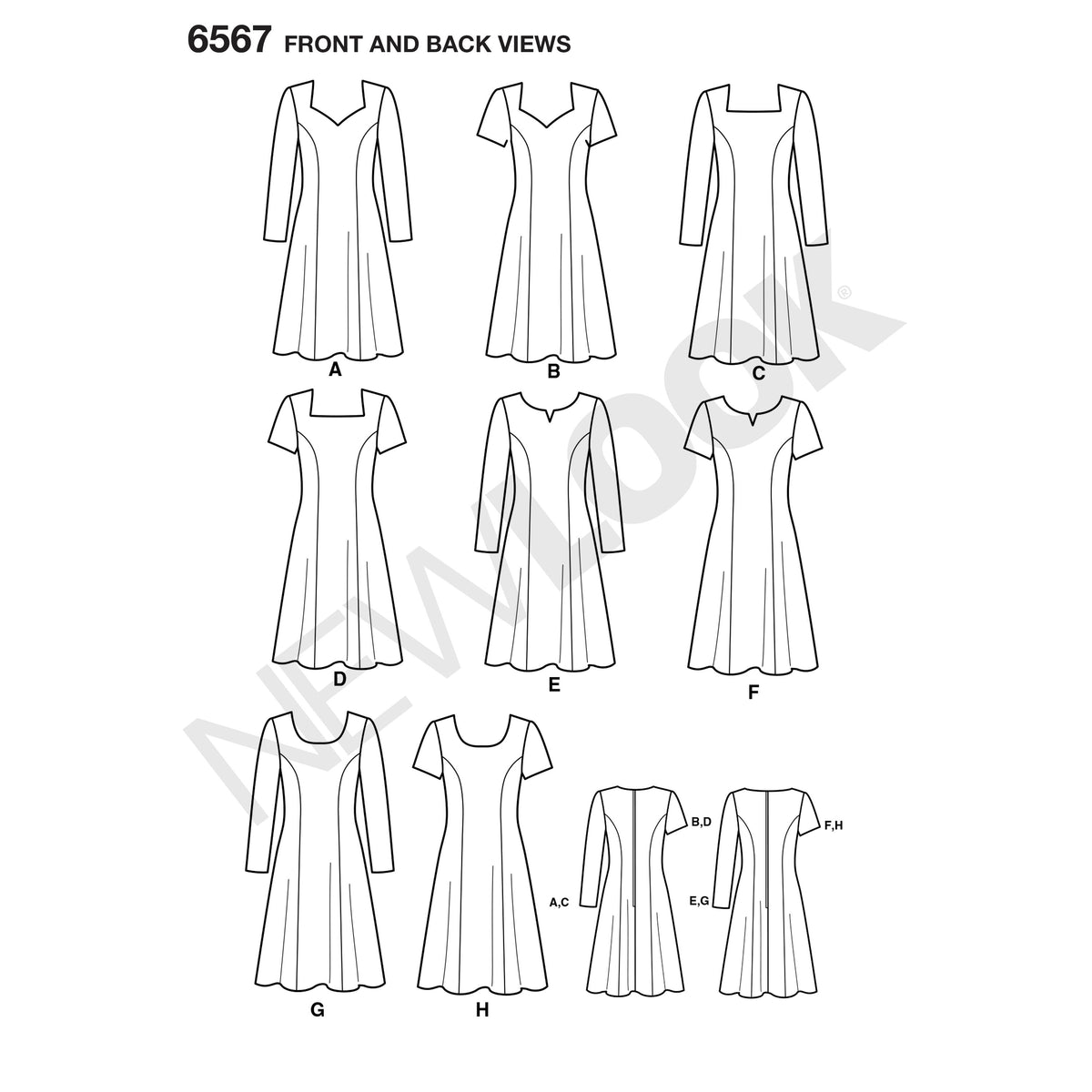 6567 Misses Dresses