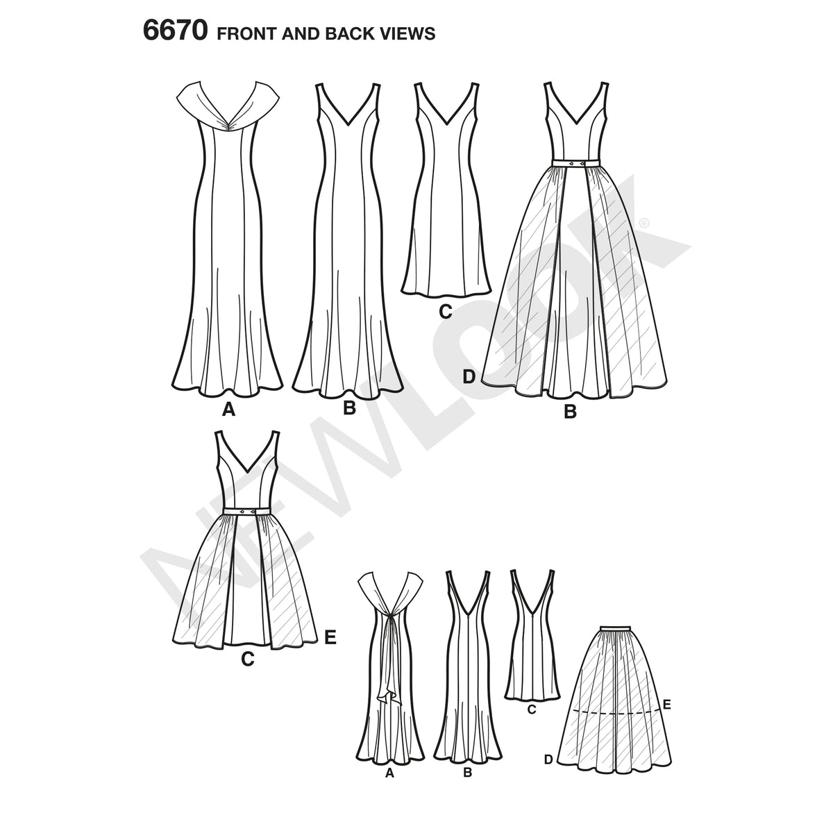 6670 Misses Dresses
