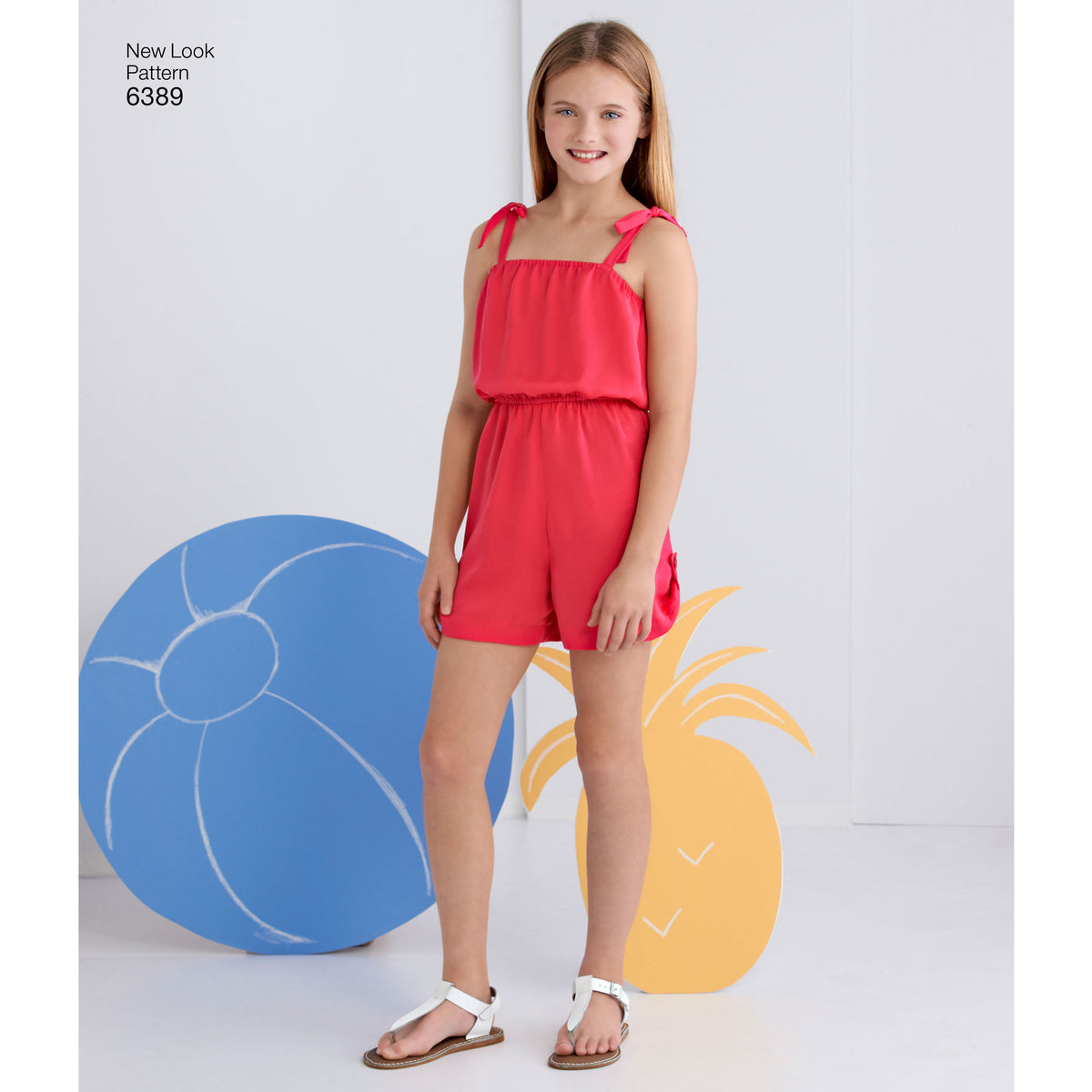 6389 Girls' Easy Jumpsuit, Romper and Dresses