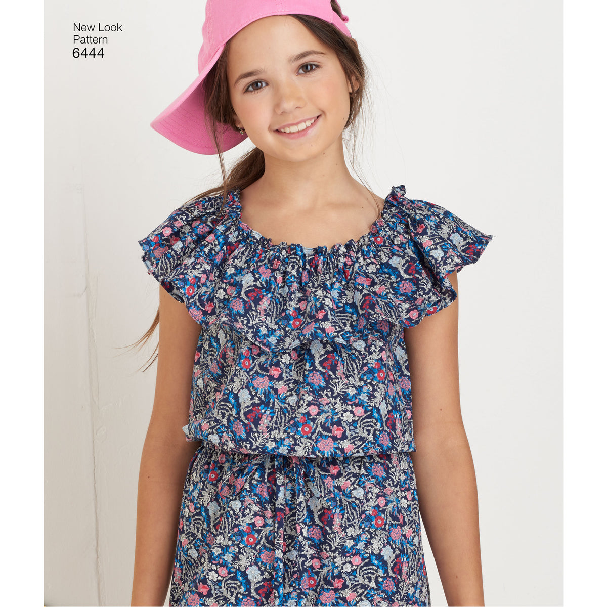 6444 Girl's Dress and Jumpsuit in Two Lengths