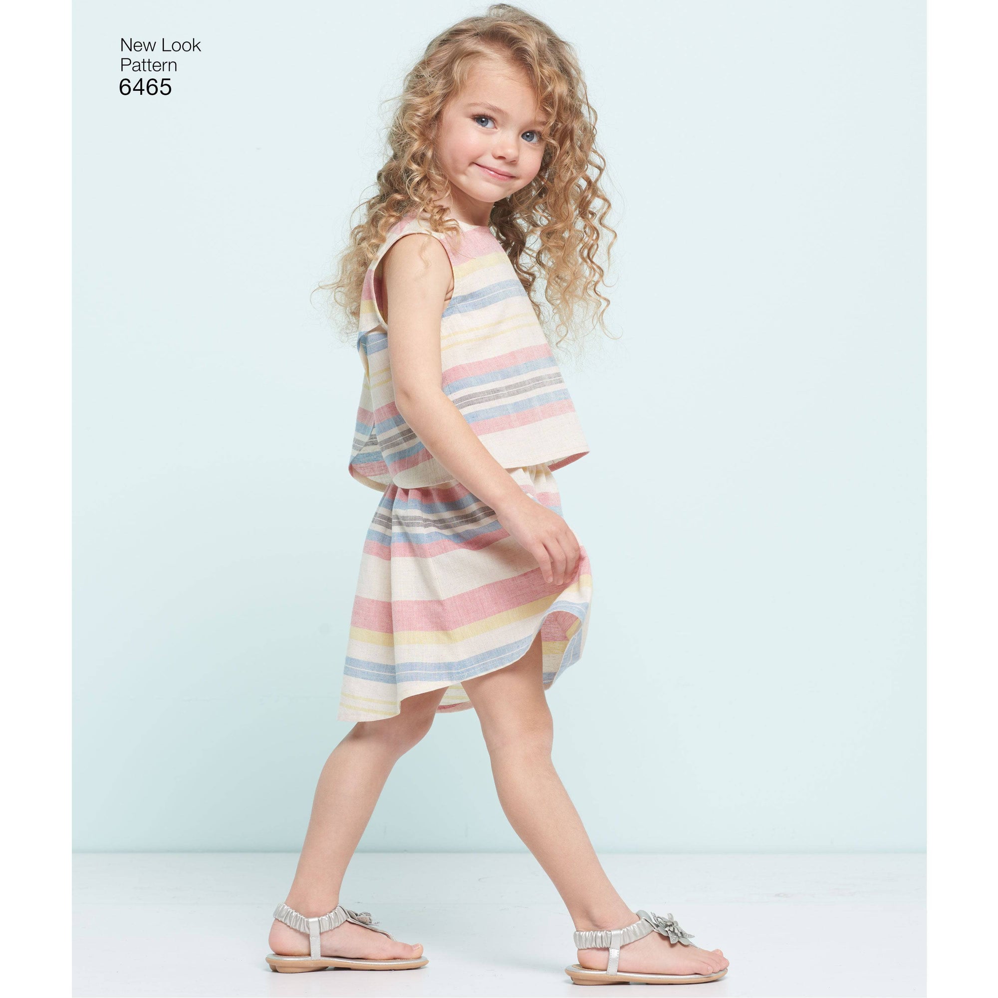 6465 Child's Easy Top, Skirt and Shorts