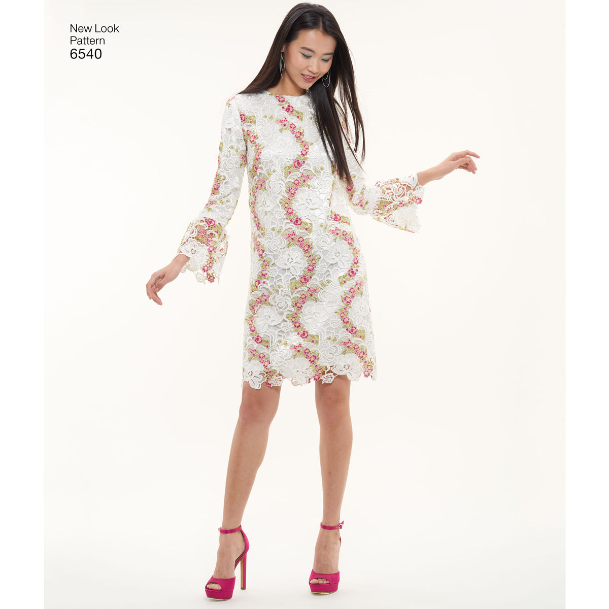 6540 New Look Pattern 6540 Misses&#39; Shift Dress