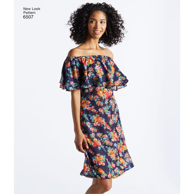6507 New Look Pattern 6507 Women’s   Dresses and Top