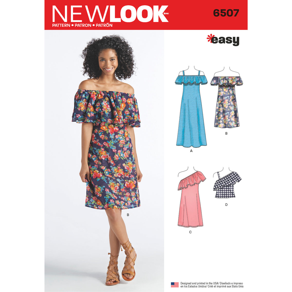 6507 New Look Pattern 6507 Women’s   Dresses and Top