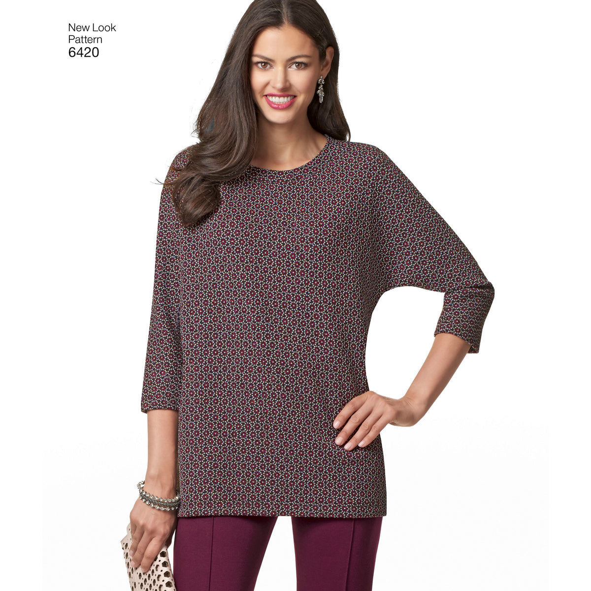 6420 Misses' Knit Skirt, Pants and Top