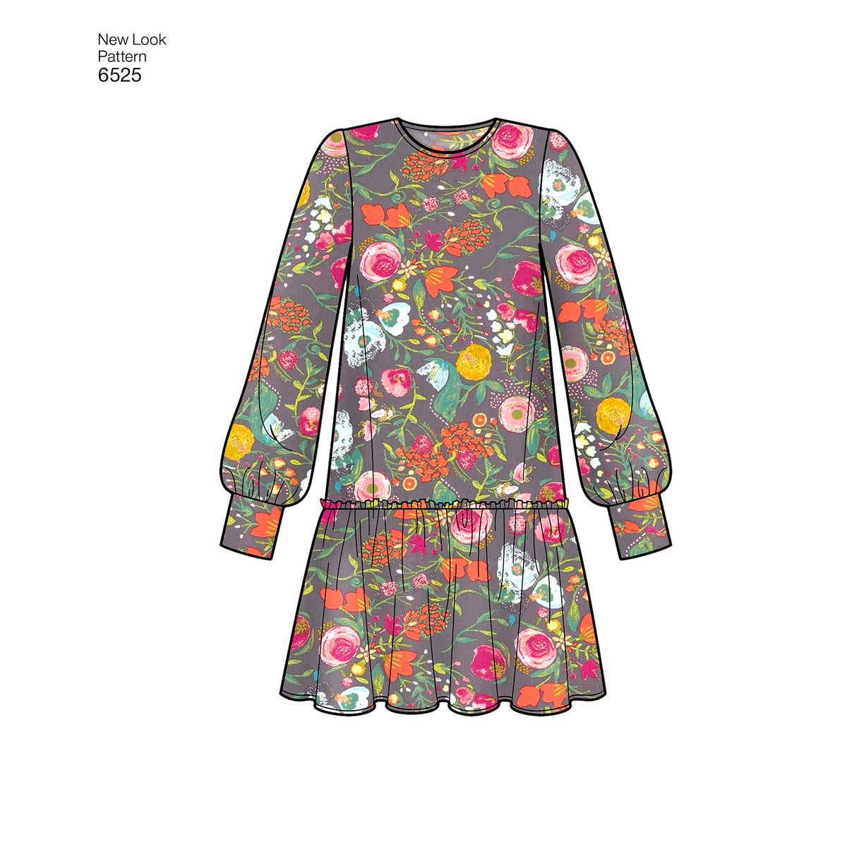 6525 New Look Pattern 6525 Women’s Knit Dress