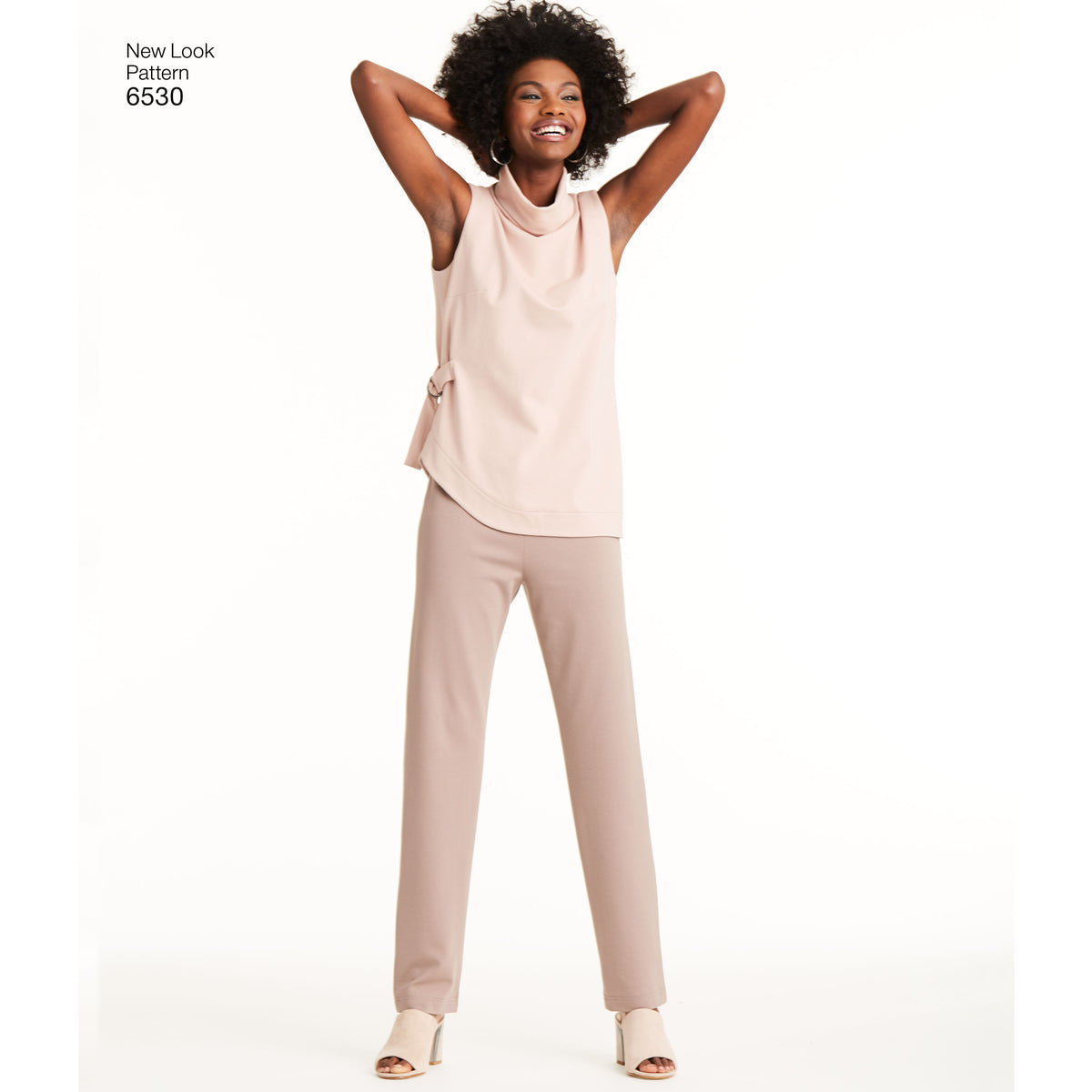 6530 New Look Pattern 6530 Women's Knit trousers, Skirt and Tunic