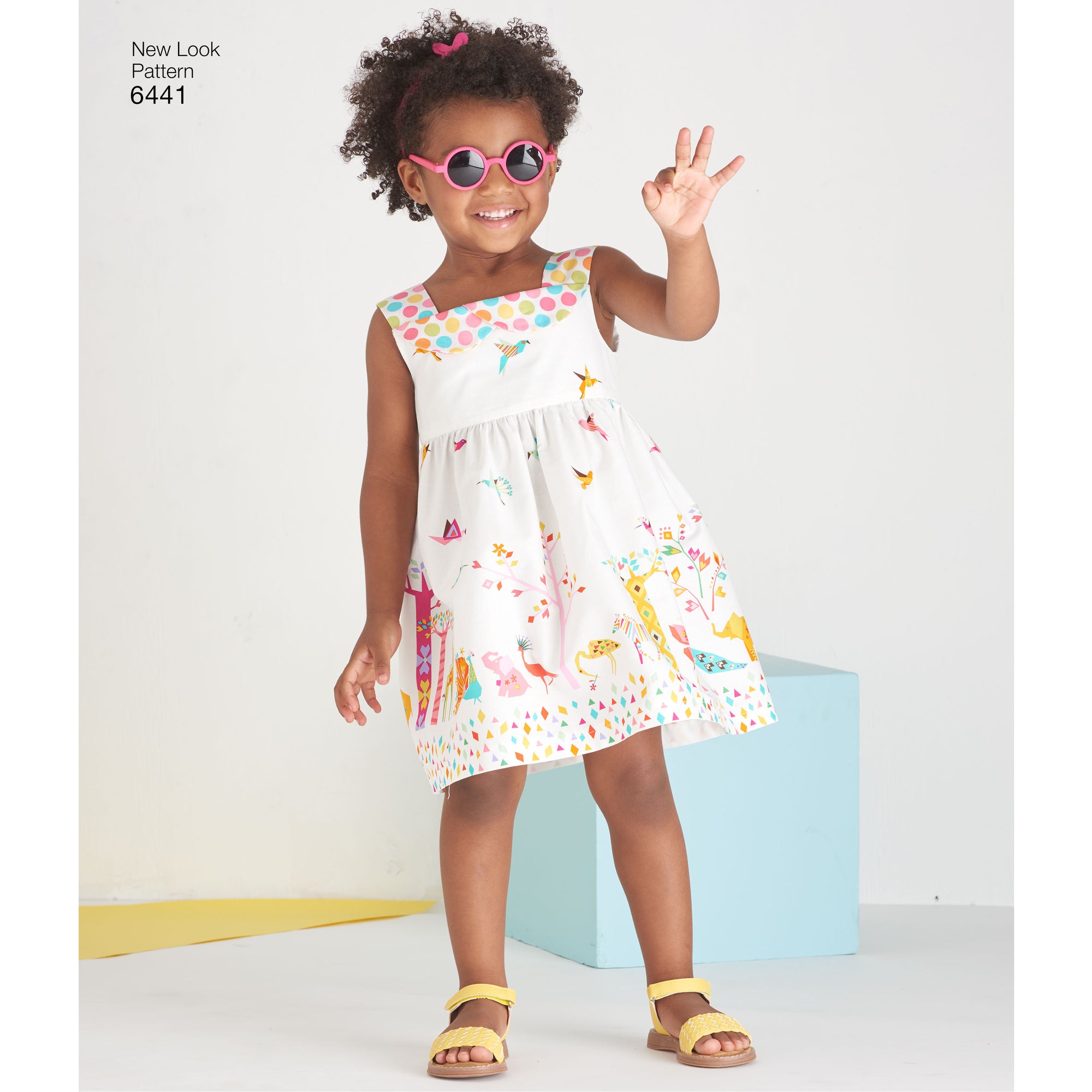 6441 Toddlers' Easy Dresses, Top and Cropped Pants