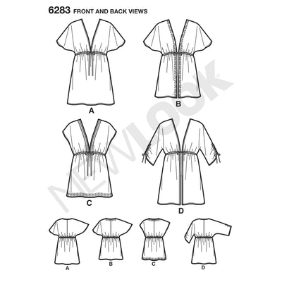 6283 Misses' Mini Dress or Tunic