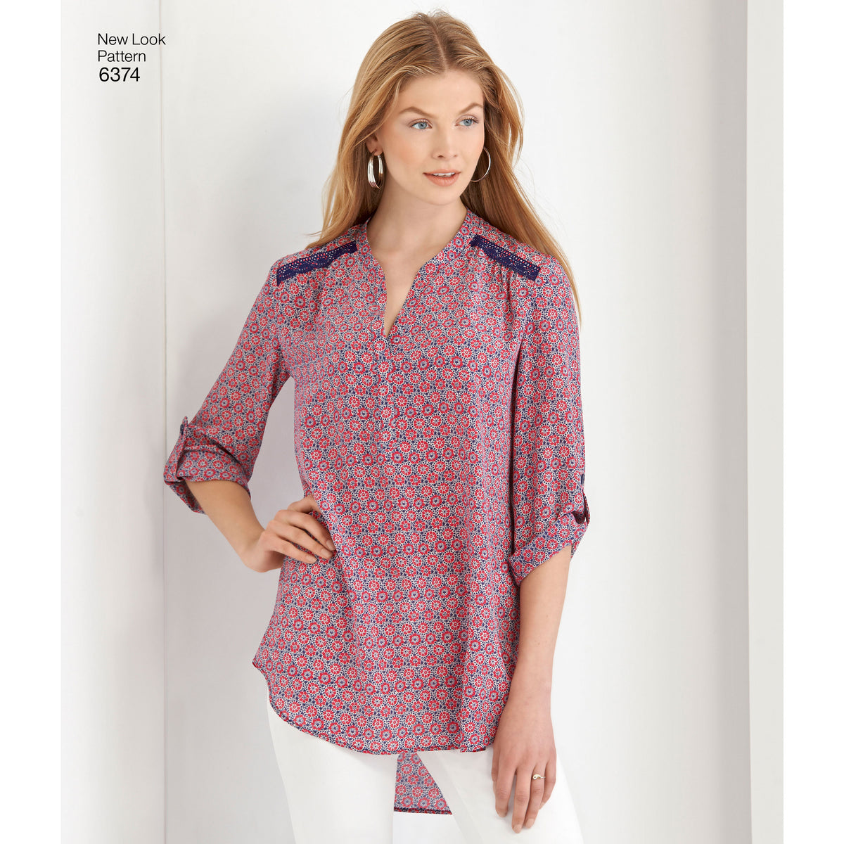 6374 Misses' Shirts with Sleeve and Length Options