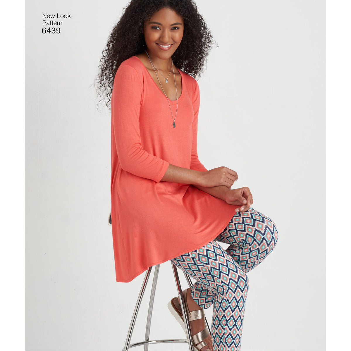 6439 Misses' Knit Tunics with Leggings