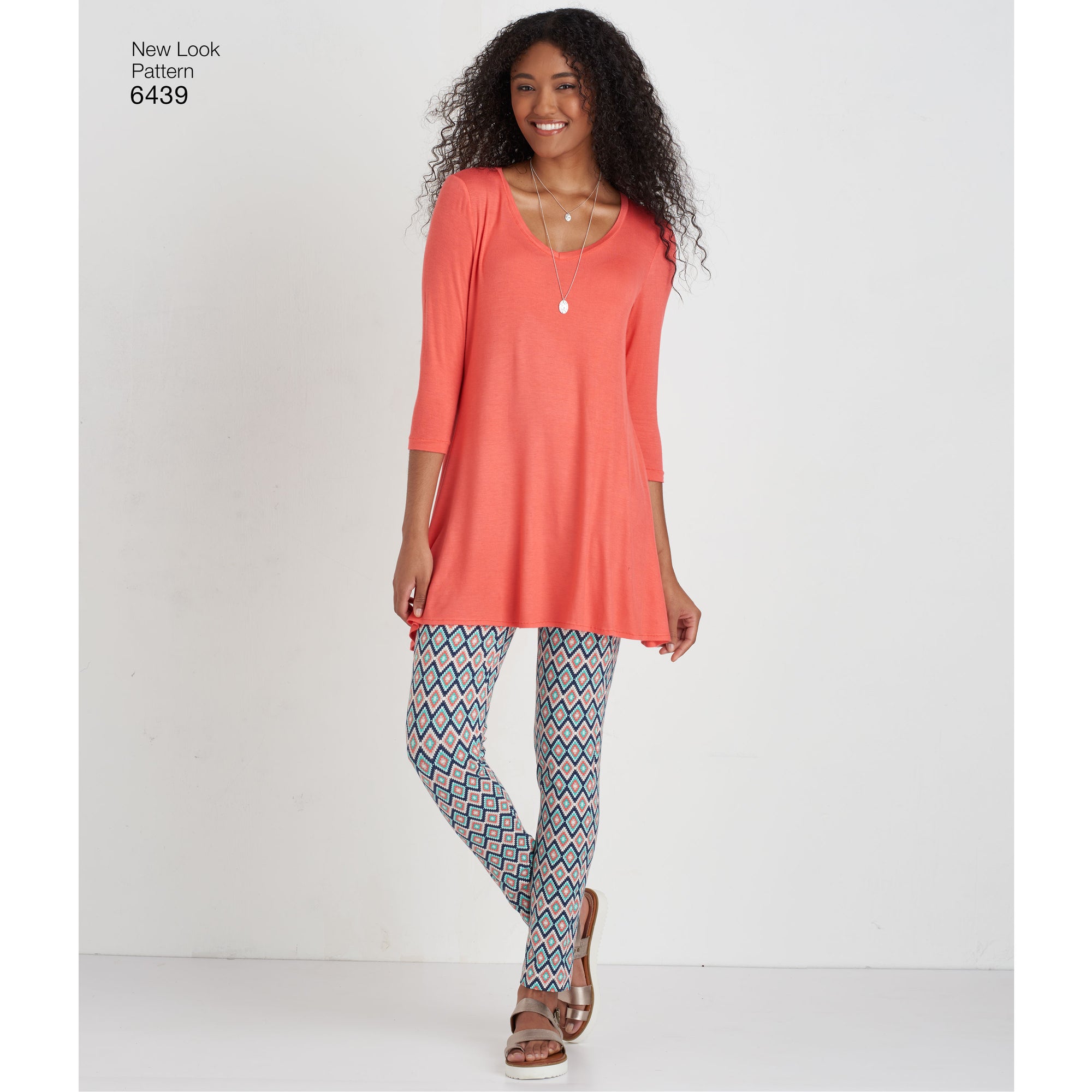 6439 Misses' Knit Tunics with Leggings