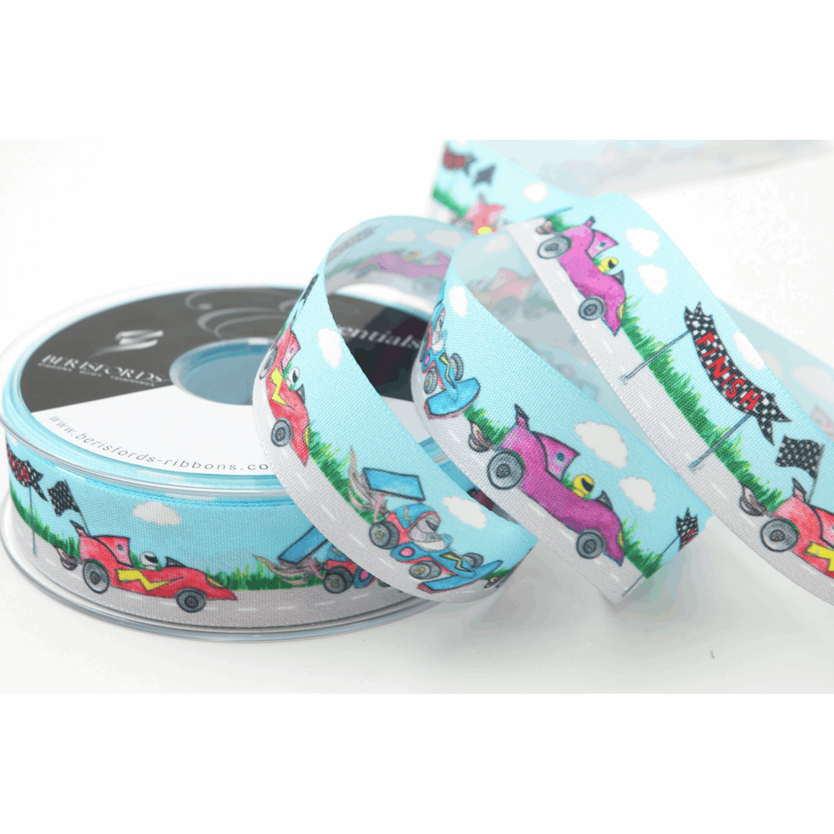 Party Ribbon - RACING CAR | Cheap Fabrics