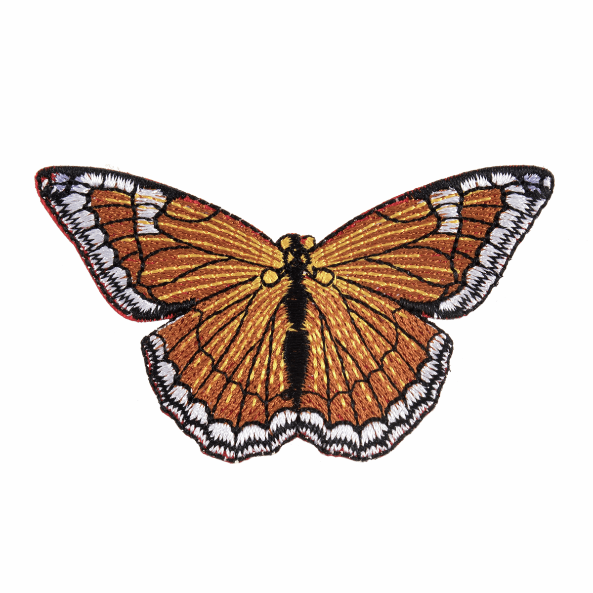 Orange Butterfly - Iron -On & Sew-On