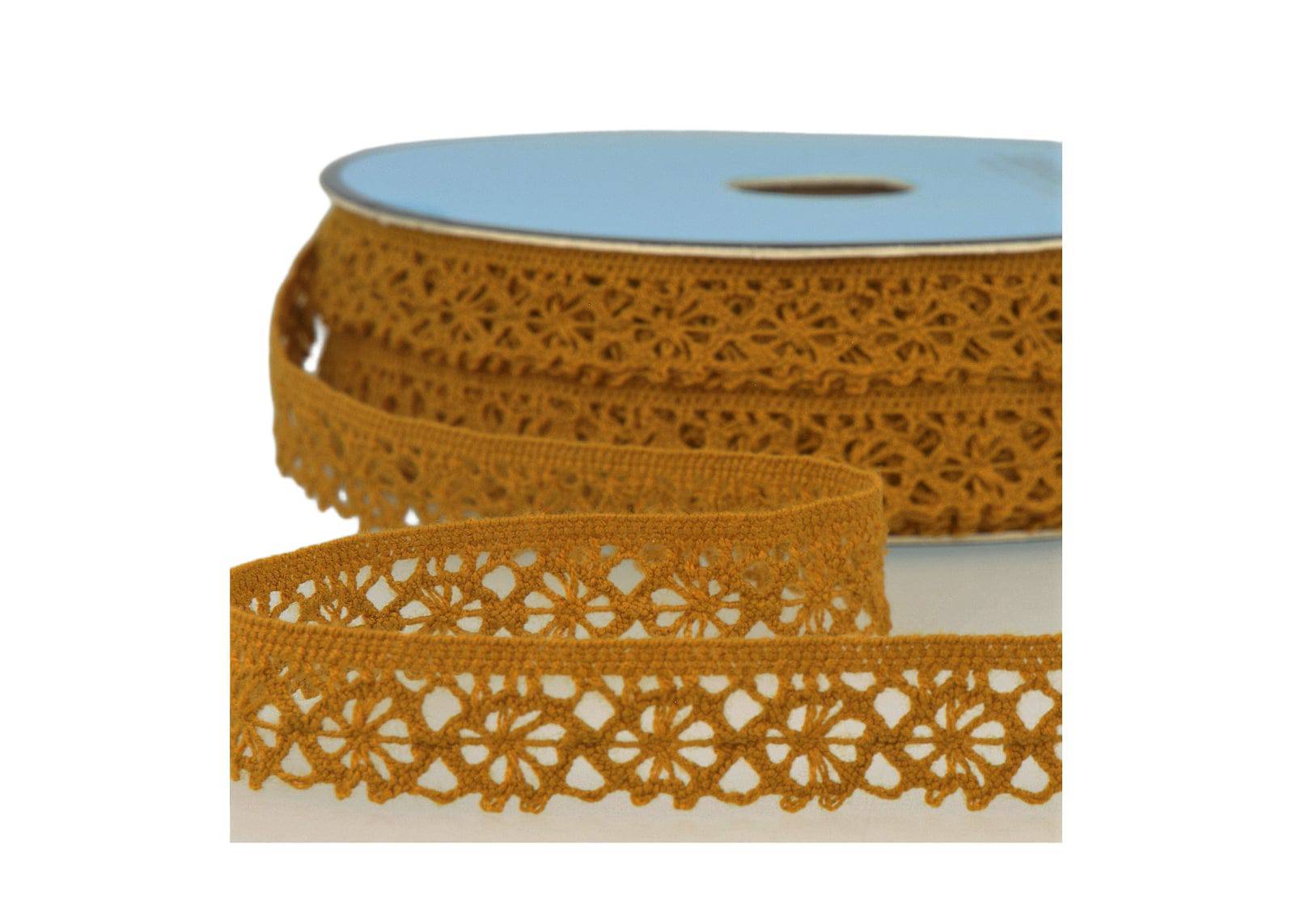 Orbit Eyelet Lace Trim - 15mm - Cheap Fabrics
