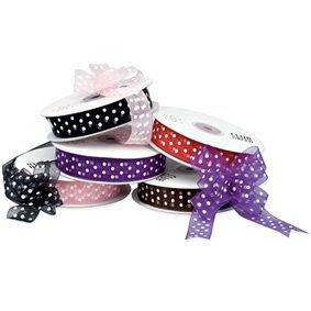 Polka Dots Organza Ribbon