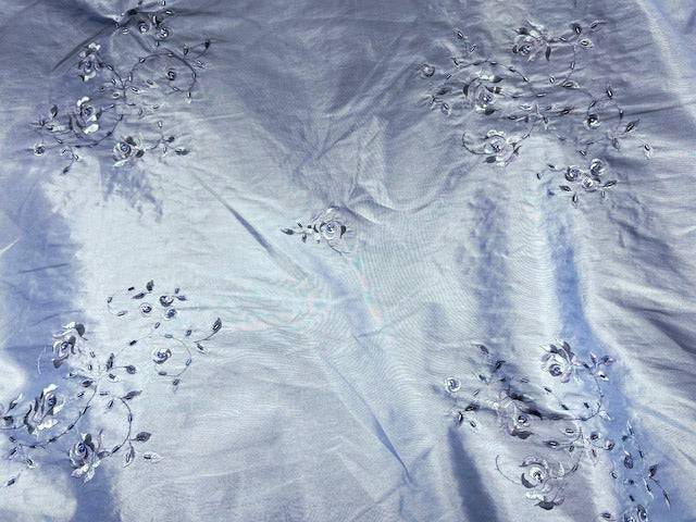 Beaded Bridal Embroidered Shot Taffeta - Cheap Fabrics