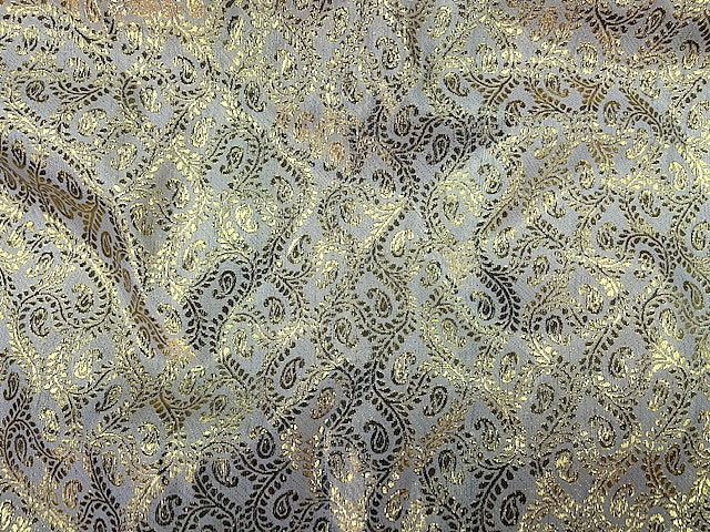 Paisley Swirl - Brocade Fabric