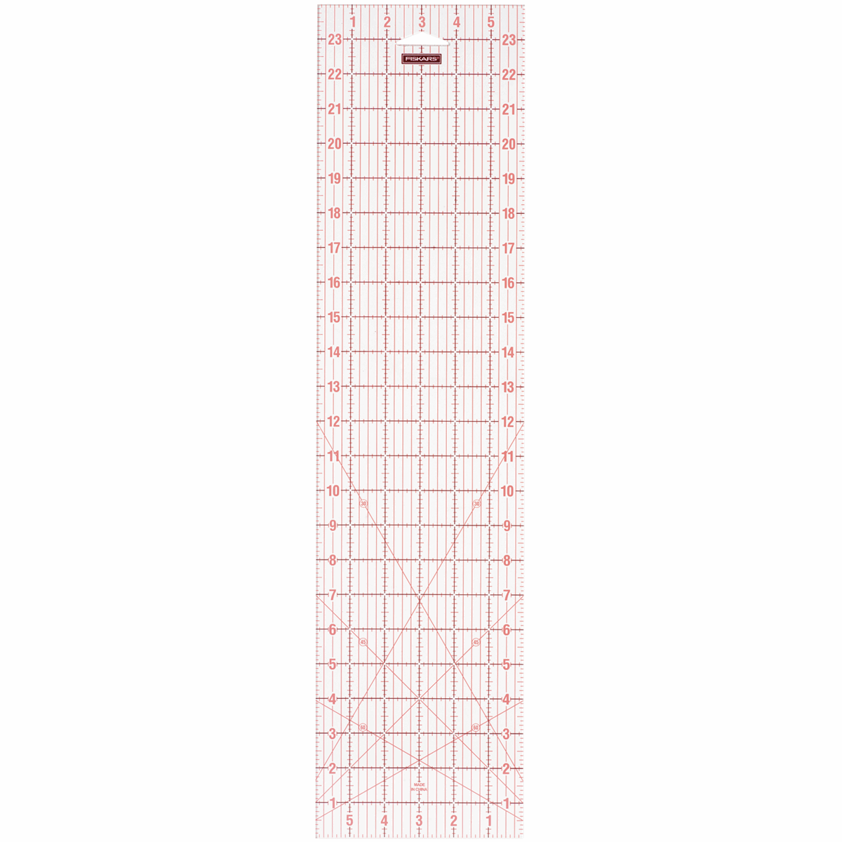 Patchwork Ruler Lineal: Acrylic: 6" x 24"