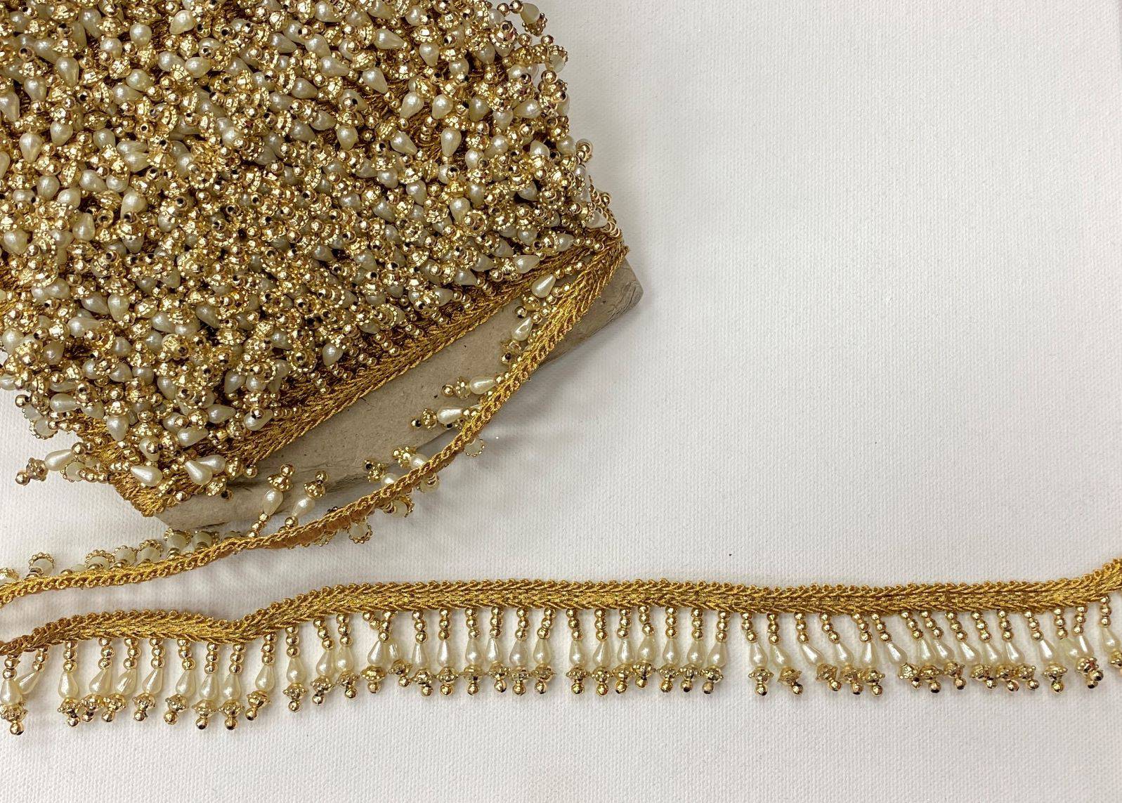 Gimp Pearl Tassle - 30mm