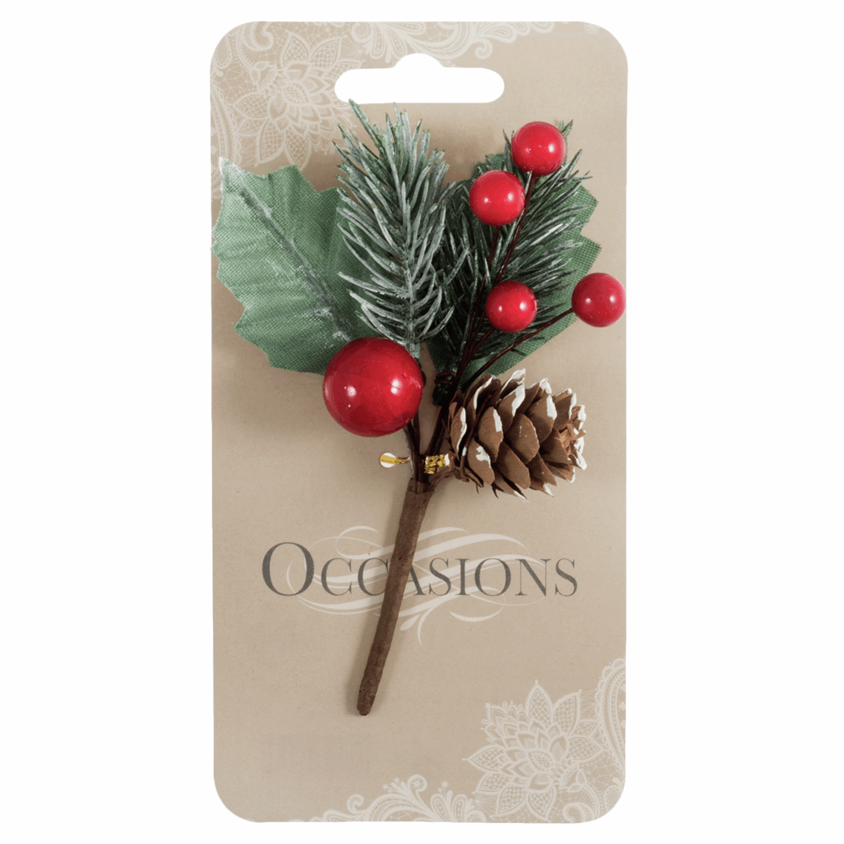 Pinecone & Berry Spray - 1 Piece