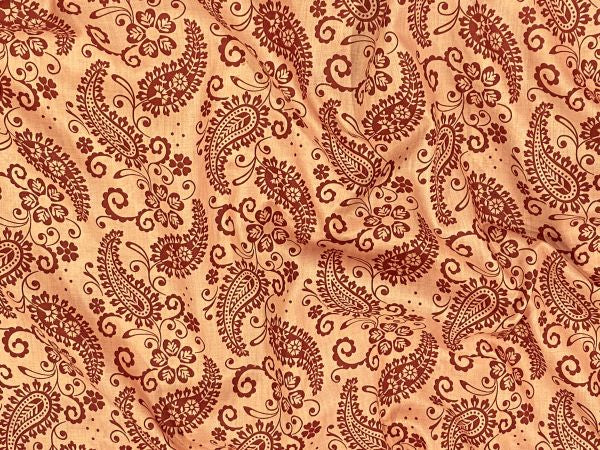 Pink Paisley - Dress Poly/Cotton 5 Mtrs (LAST CHANCE TO BUY)