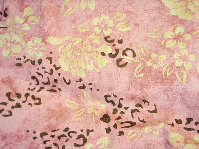 Pink Floral - Stretch Drill