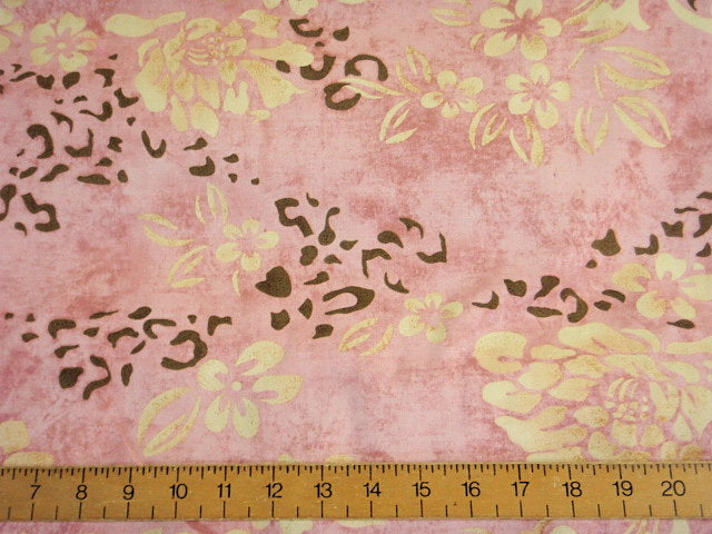 Pink Floral - Stretch Drill