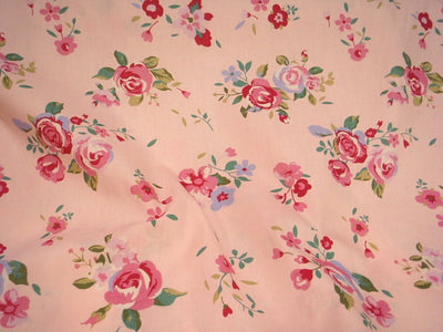 Pink Rose- Cotton Poplin Patchwork