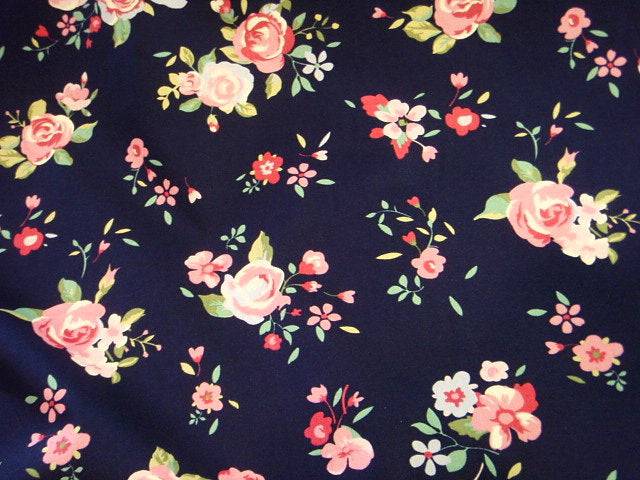 Pink Rose- Cotton Poplin Patchwork