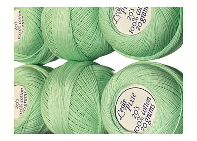Lesur Pixie 20's Crochet Cotton Ball Thread - 20 Grams
