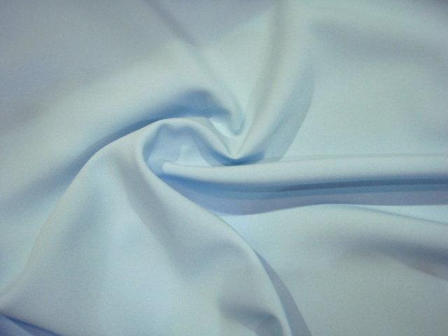 Pale Blue Bi-Stretch Polyester - 0.83 Metre Remnant