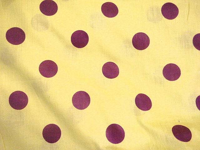 Contrast Polka Dots Design 6 - Poly/ Cotton Print