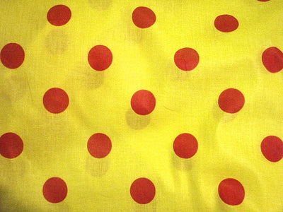Contrast Polka Dots Design 6 - Poly/ Cotton Print