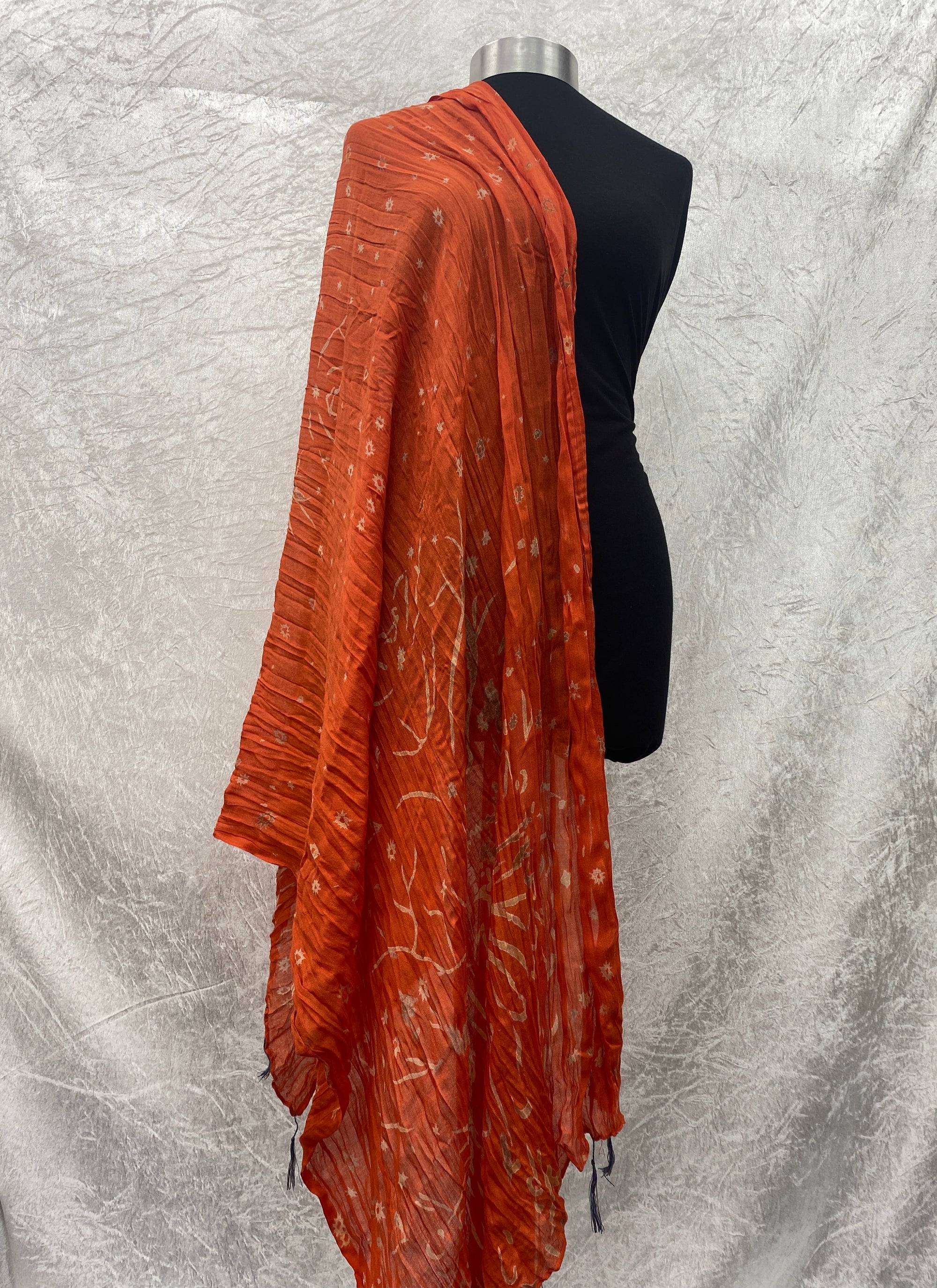 Starry Abstract  - Poly/Viscose Blend Ethnic Scarf