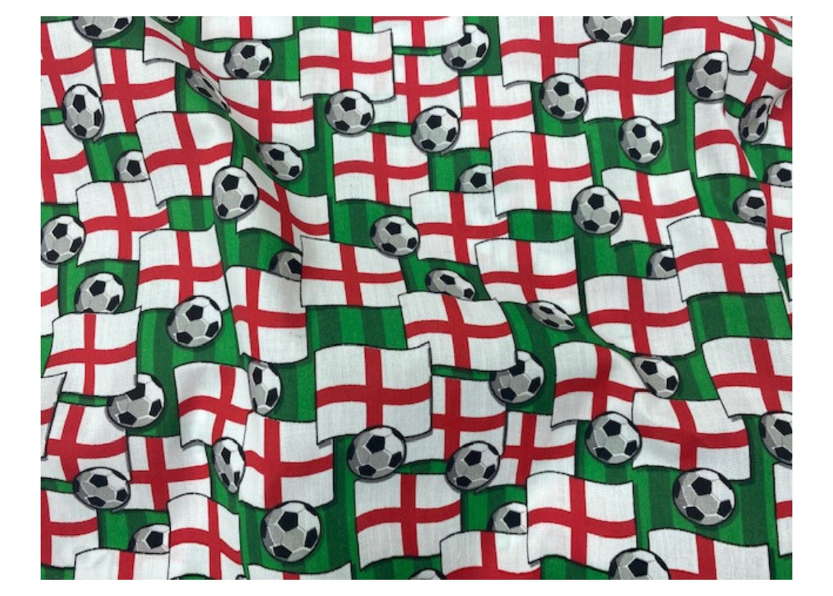 England Football  - Poly/Cotton Print