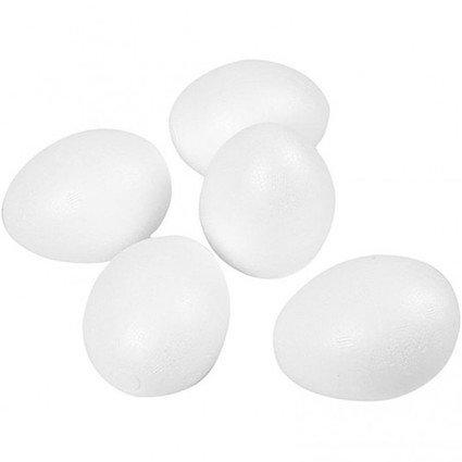 Polystyrene Crafting Eggs - 8cm