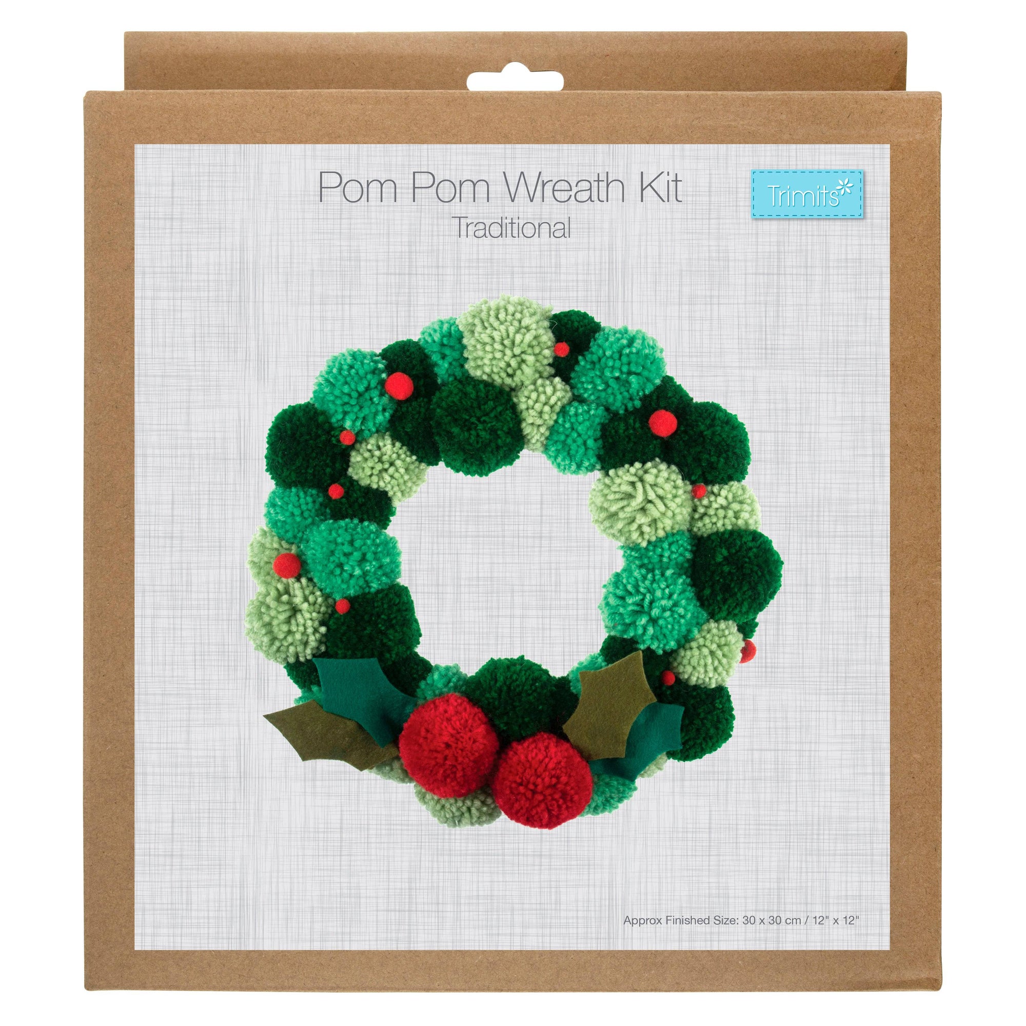 Pom Pom Wreath Kit - Cheap Fabrics