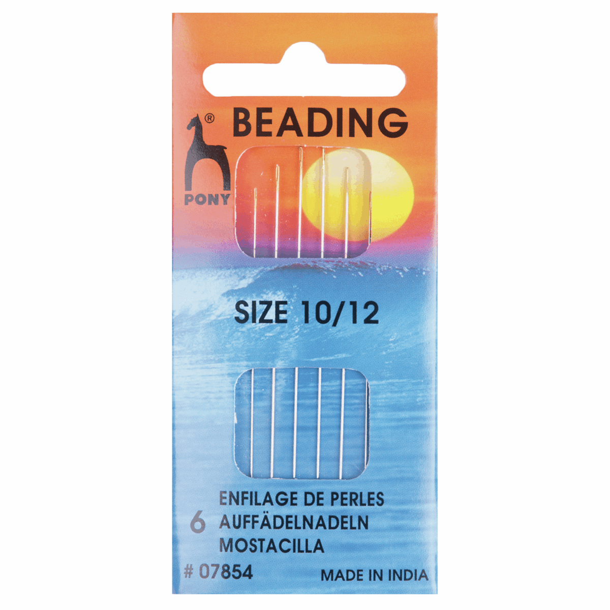 Hand Sewing Needles: Beading - Gold Eye: Size 10/12