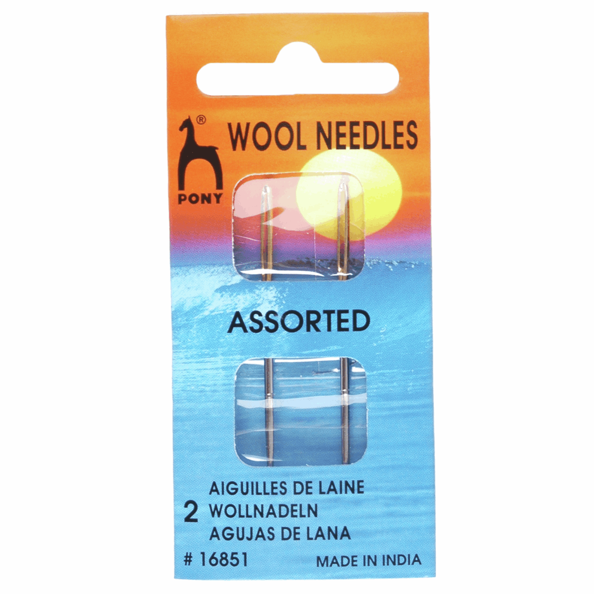 Hand Sewing Needles: Wool: Gold Eye Assorted