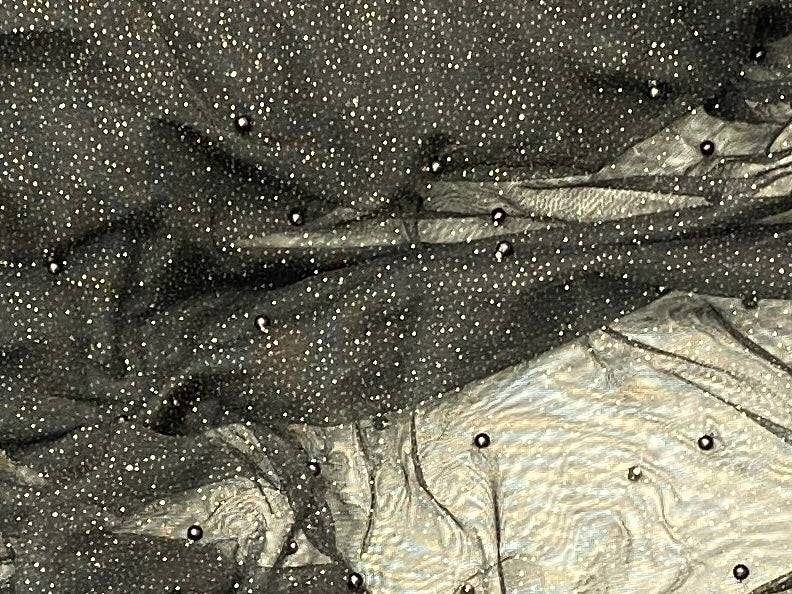 Princess Beaded Glitter Tulle - Cheap Fabrics