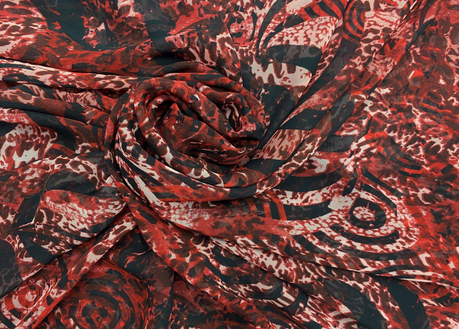 Jungle Rush - Printed Chiffon