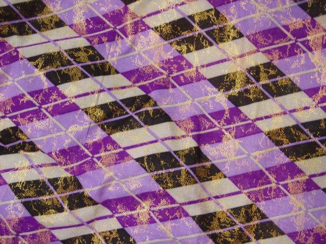 Harlequin - Printed Foil Jersey - Cheap Fabrics
