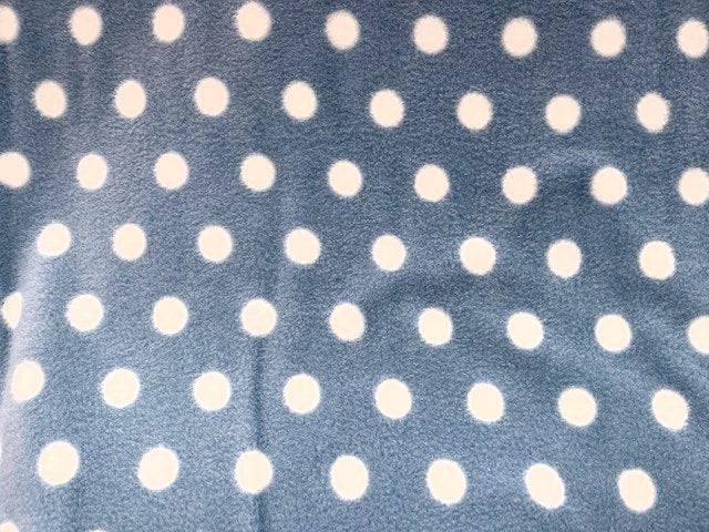 Polka Dots - Fleece Print - Cheap Fabrics